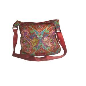 vera bradley crossbody Vibrant Colors Paisley Pattern Adjustable Straps